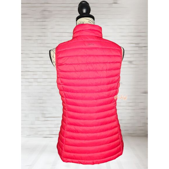 Joules Snug Water Resistant Packable Gilet Red Size 4 - Picture 3 of 15